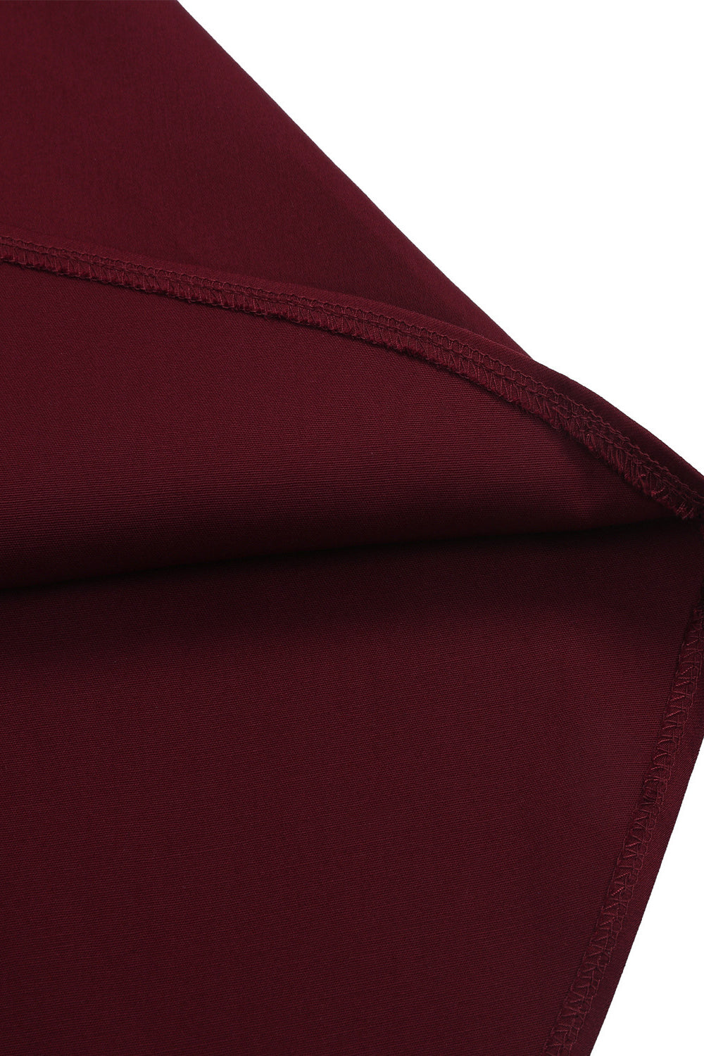 Uma linha fora do ombro borgonha vestido de renda com Bowknot