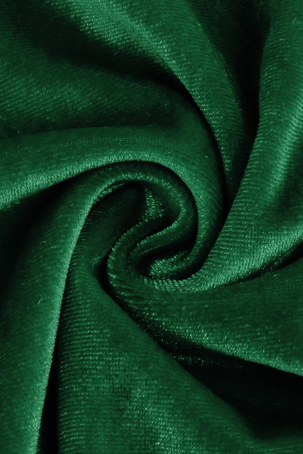 Vestido vintage de veludo verde escuro