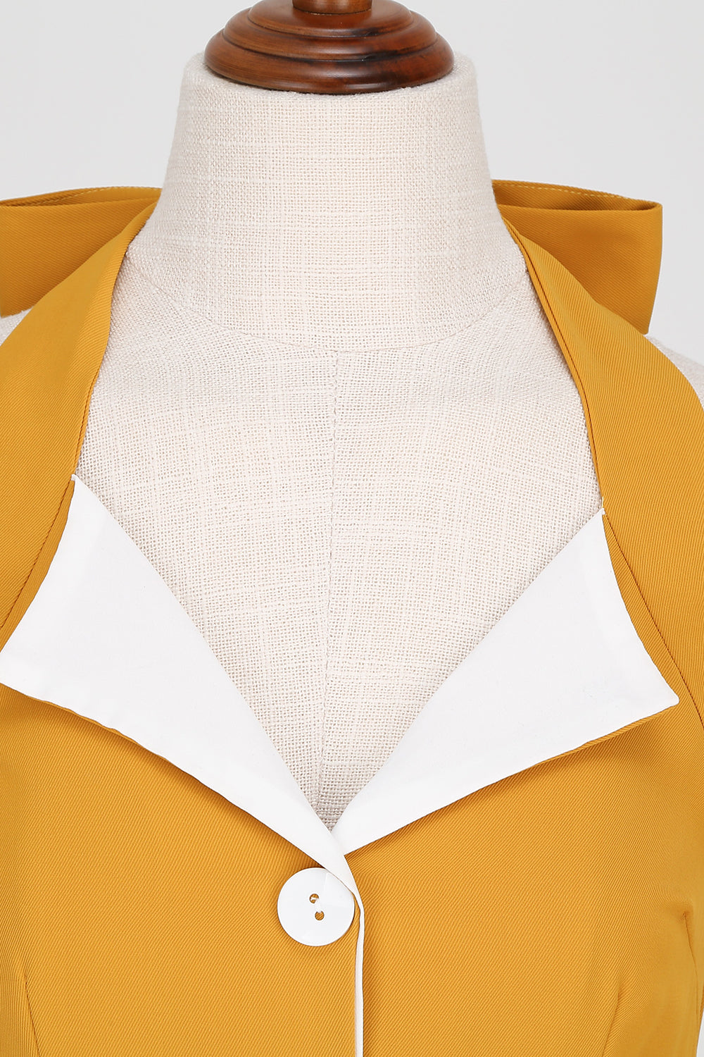1950s Vestido Azul Halter A-Line