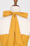 1950s Vestido Azul Halter A-Line