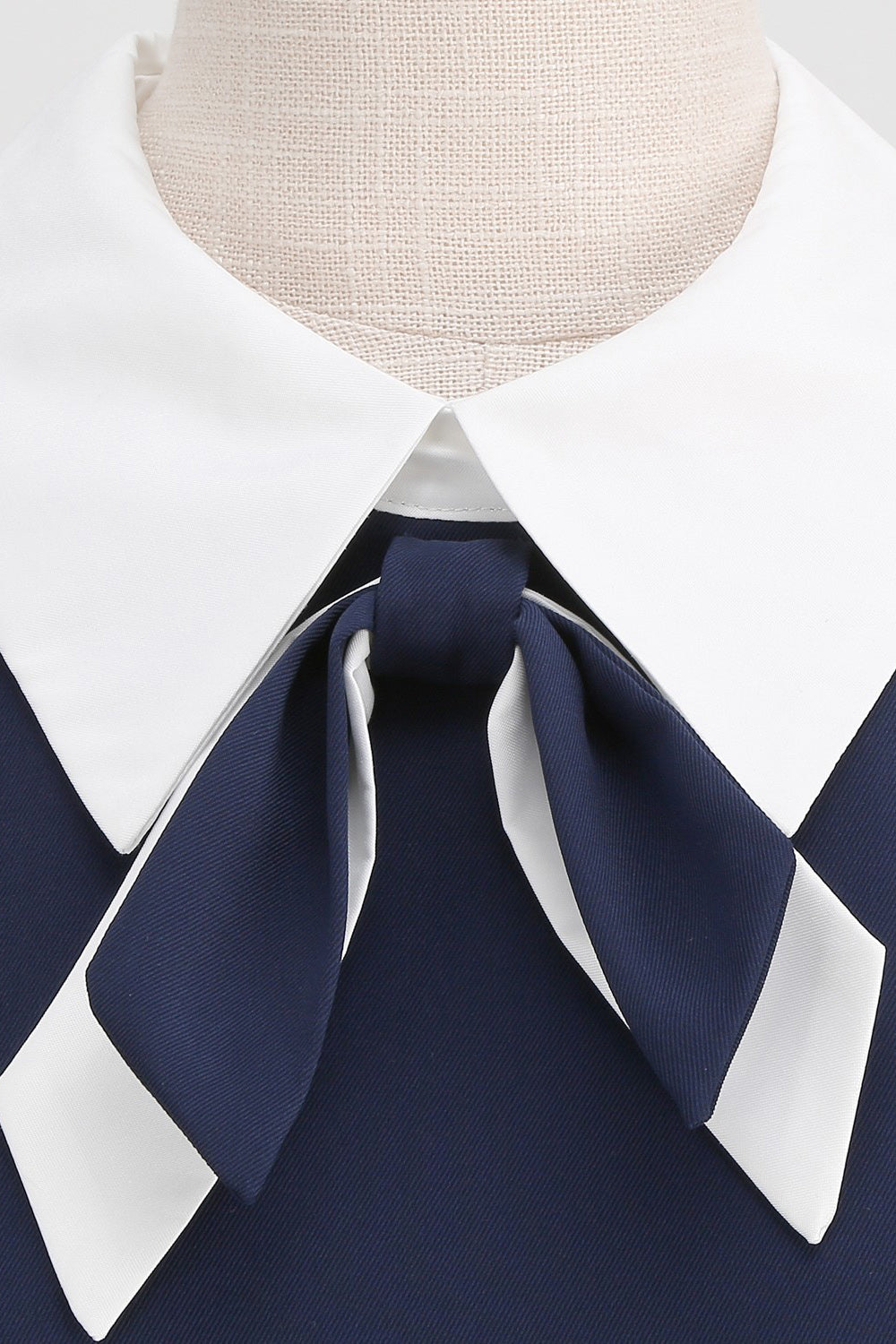 Vestido Vintage Azul Marinha