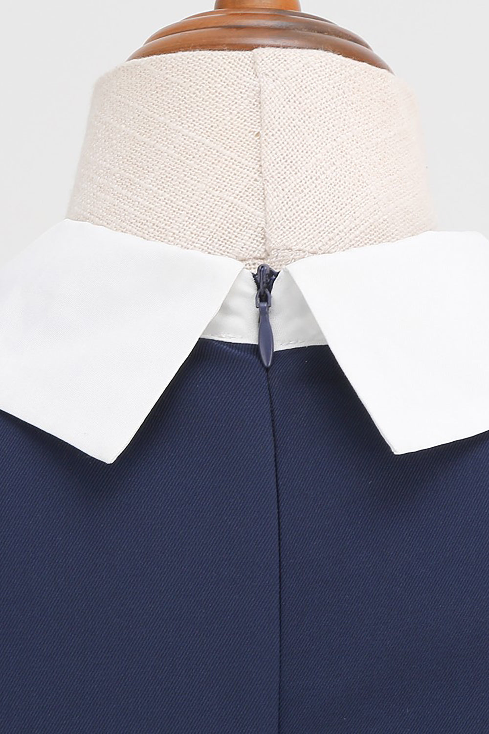 Vestido Vintage Azul Marinha
