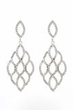Recorte brincos de strass