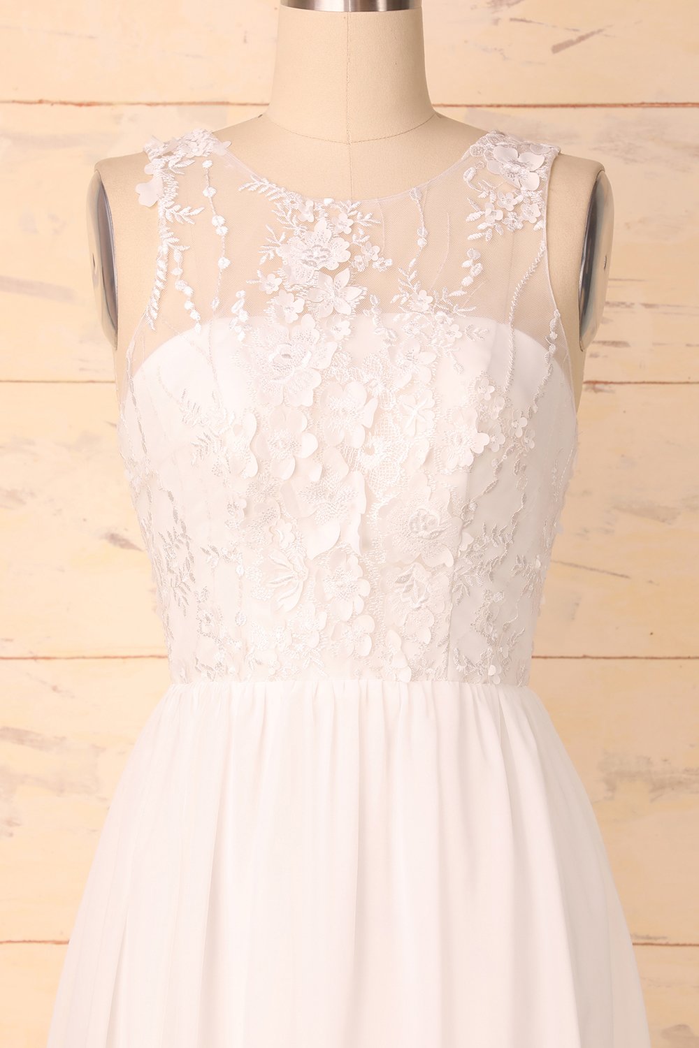 Vestido Branco Apliques