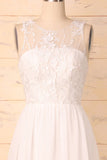 Vestido Branco Apliques