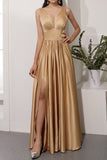 Vestidos de Cerimónia Longo de Dourado