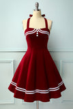Vermelho escuro dos anos