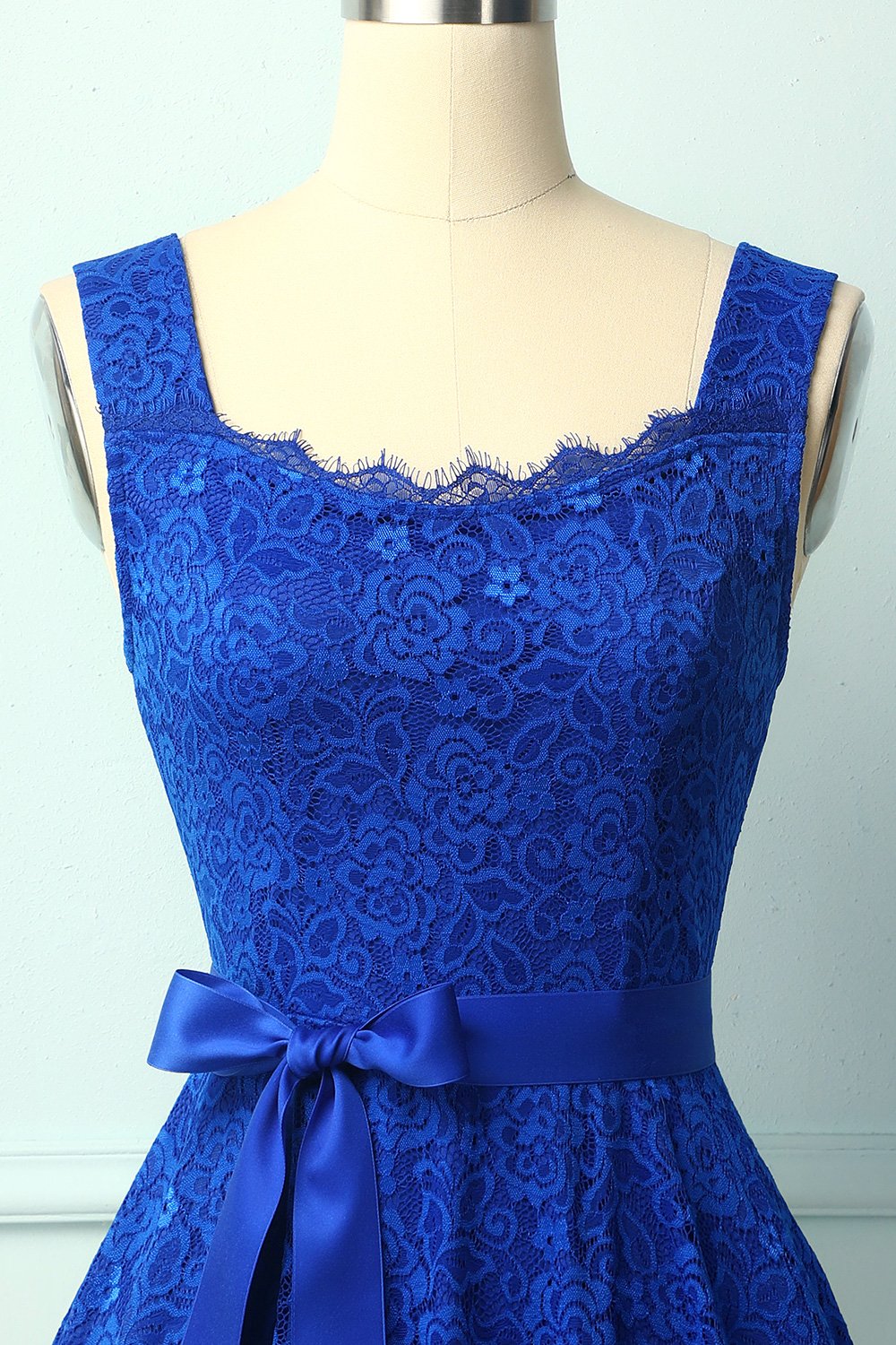 Laço sem mangas azul royal