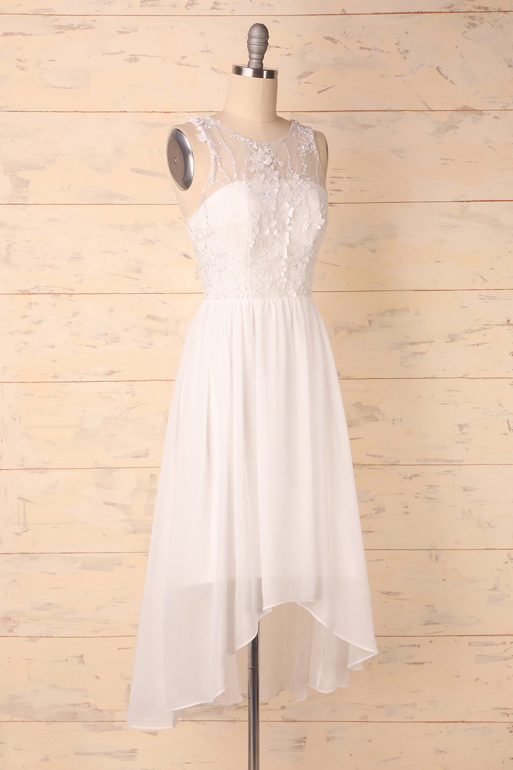 Vestido Branco Apliques