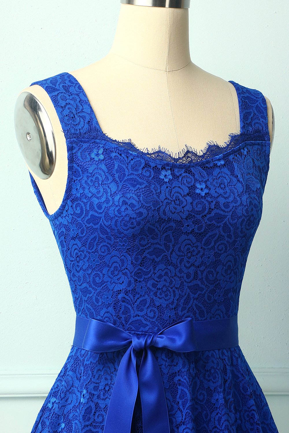 Laço sem mangas azul royal