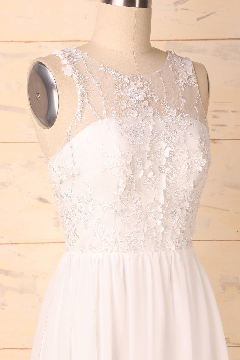 Vestido Branco Apliques