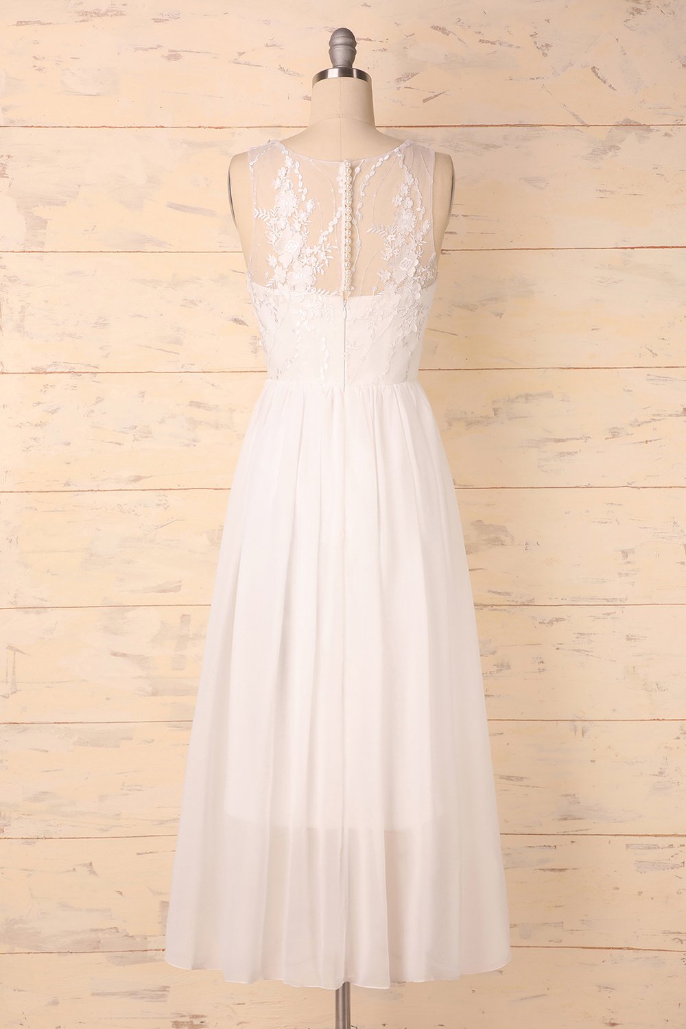 Vestido Branco Apliques