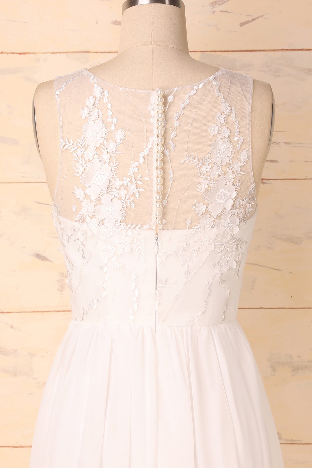 Vestido Branco Apliques