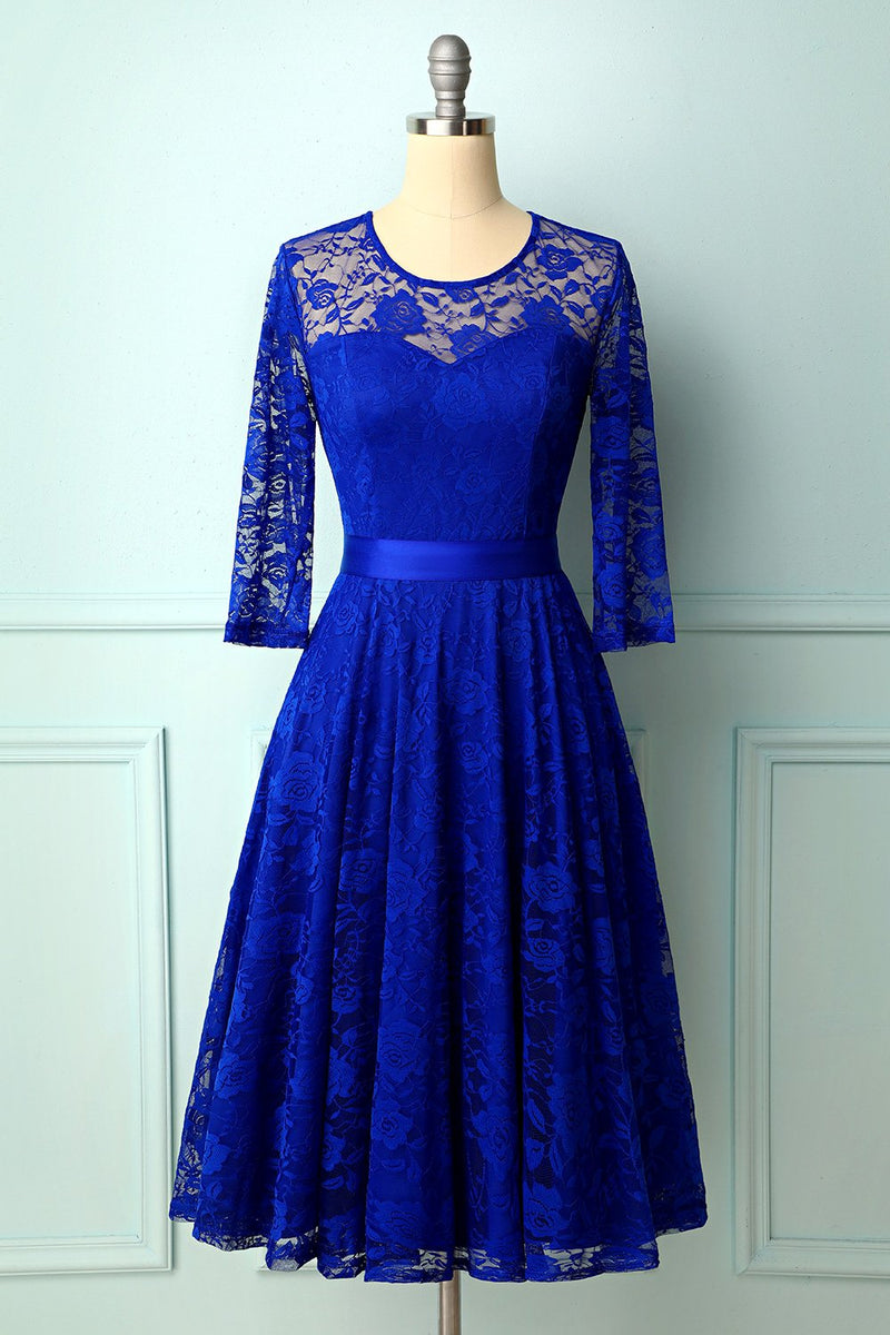 Vestidos de dama de honra azul royal para mulheres, vestido formal