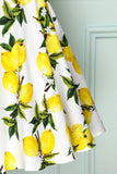 Vestido de limão dos anos 50