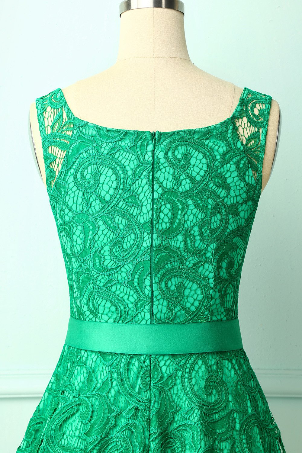 Dama de honra verde do laço
