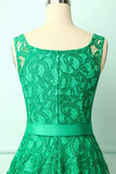 Dama de honra verde do laço