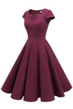 Vestido Burgundy 1950