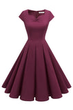 Vestido Burgundy 1950