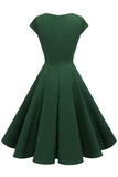 Vestido Burgundy 1950