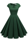 Vestido Burgundy 1950