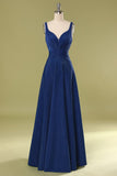 Vestido Azul Royal Longo Formatura