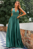 Verde Compridos Vestido Cerimonia