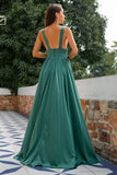 Verde Compridos Vestido Cerimonia
