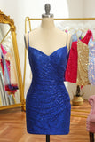 Vestido de regresso curto sem calças de ganga azul