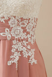Gola V Apliques Mãe De Vestido De Noiva Mangas Curtas