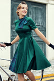 Verde 1950s Vestido Vintage