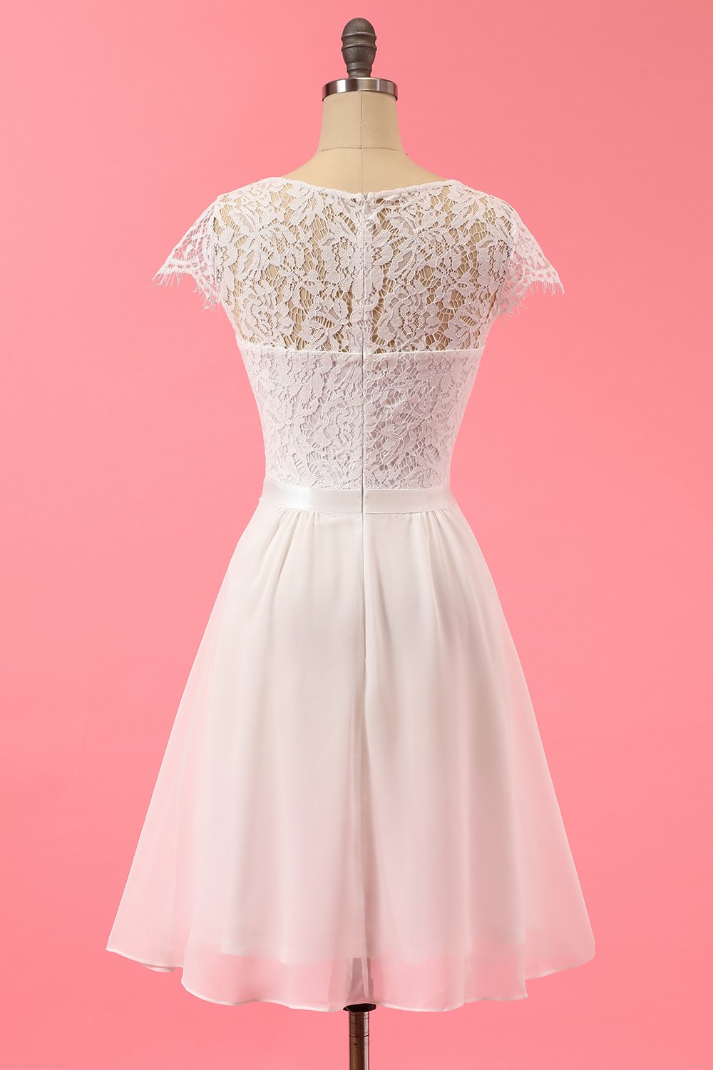 Formal vestido de renda Ruffle