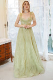 Verde Tule Mais Tamanho Vestido de Festa