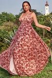 A Line Vestido de Festa Ferrugem