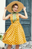 Vestido às Bolinhas Vintage