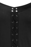 Borgonha Flare Mangas Vestido de Halloween