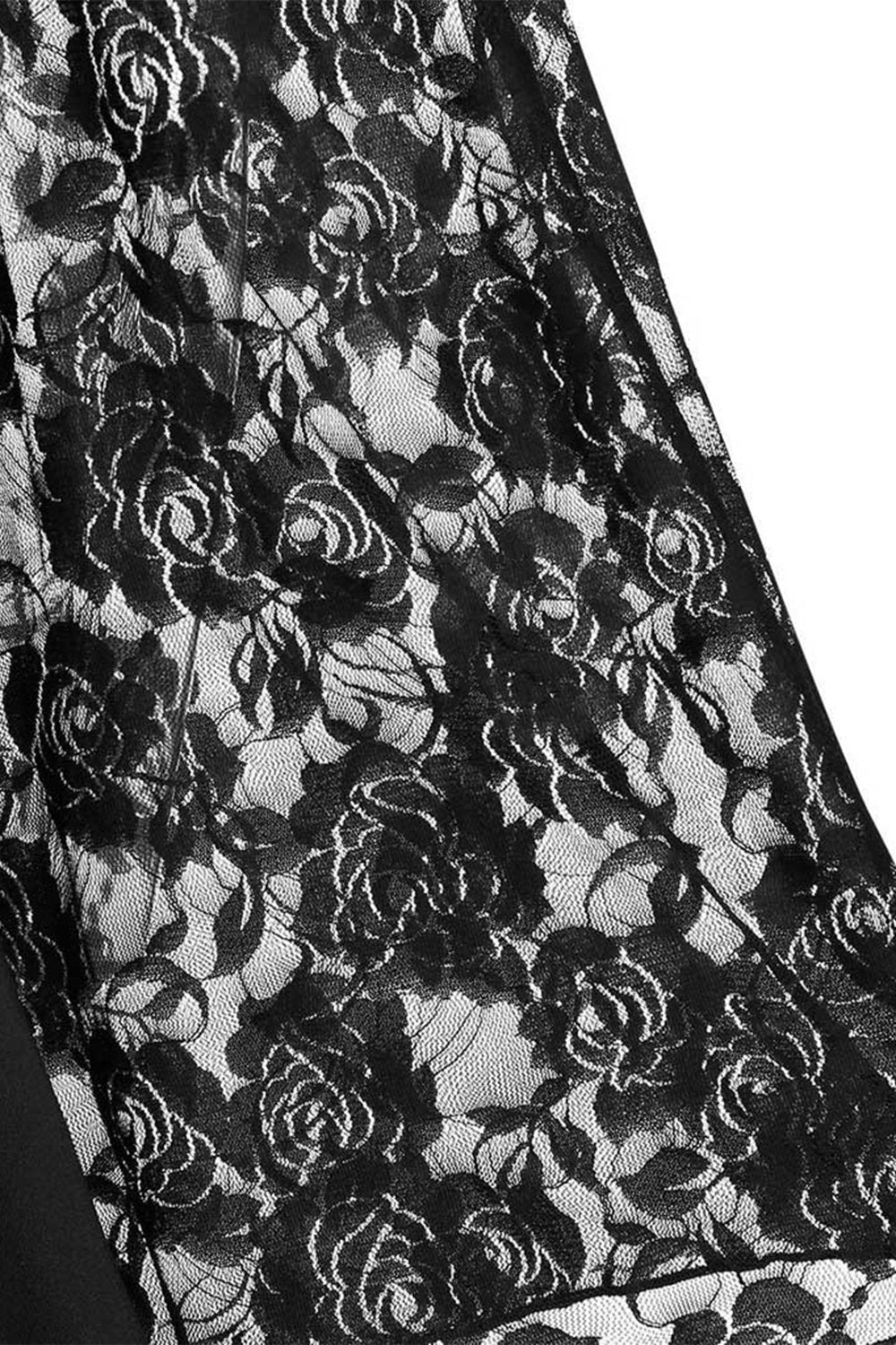 Borgonha Flare Mangas Vestido de Halloween
