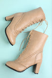 Botas de Couro Feminino