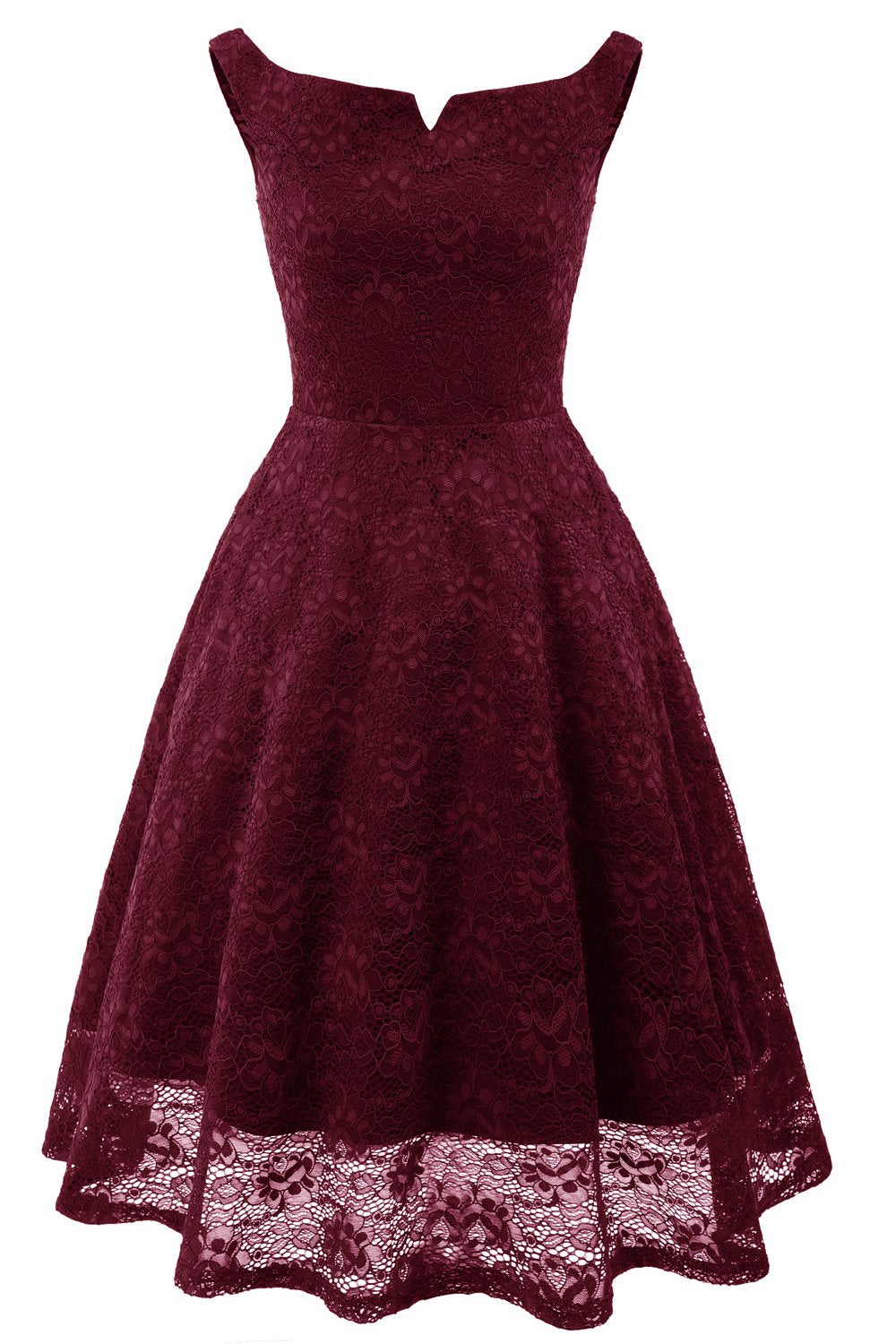 Um vestido de cocktail verde escuro bateau line