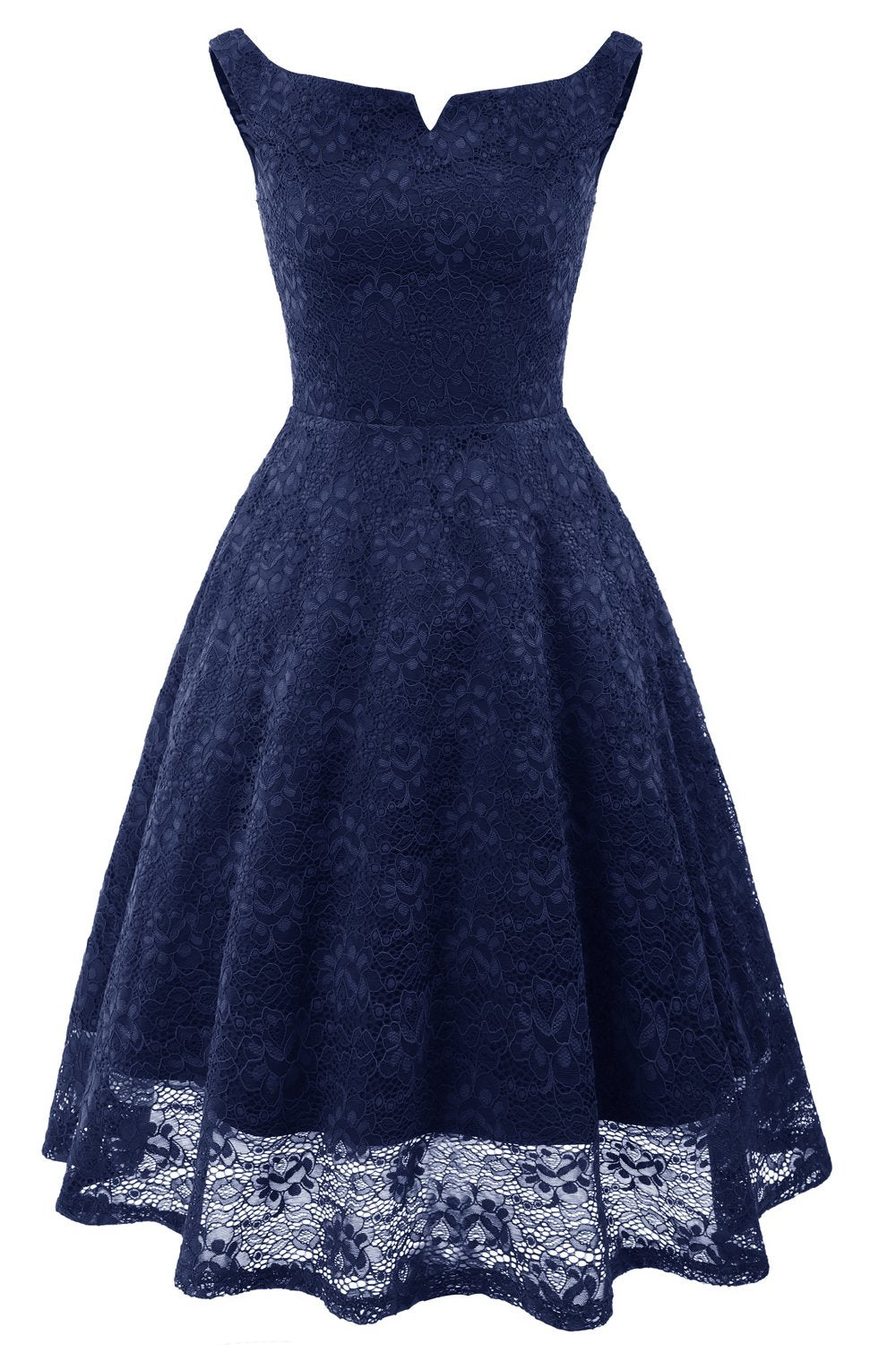Um vestido de cocktail verde escuro bateau line