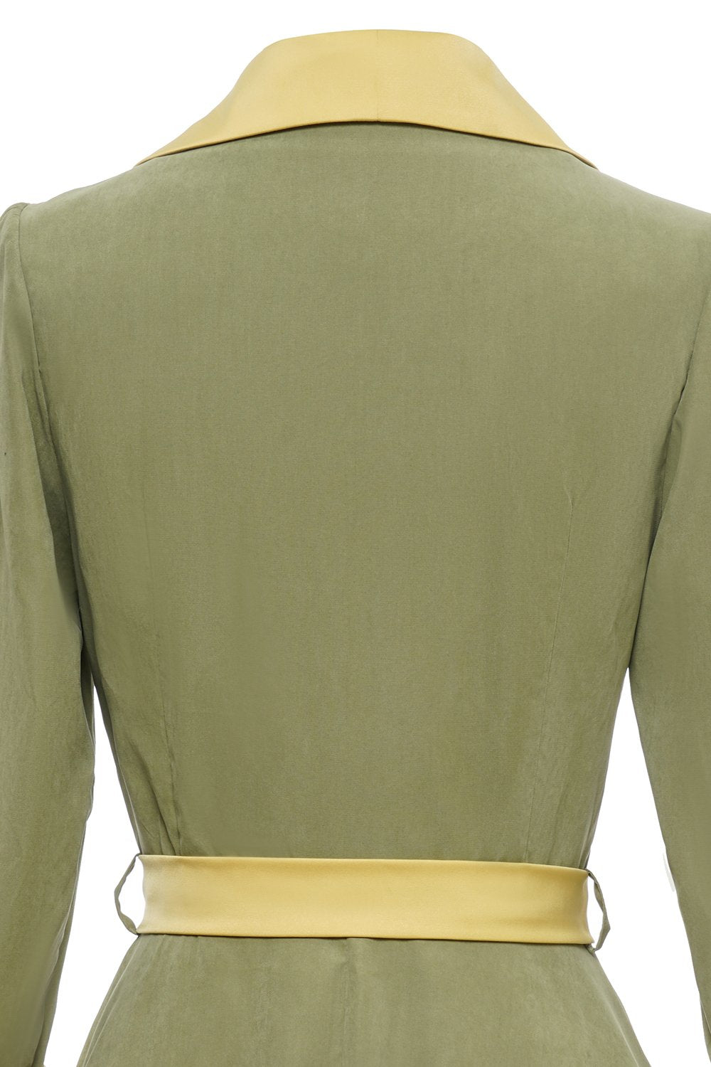 Exército Mangas Compridas De outono Vestido Vintage