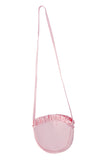 Flor cor-de-rosa estampada vestido da menina da flor