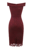 Vestido de renda de bodycon da Marinha dos anos 60
