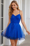 Vestidos Cocktail Azul Real