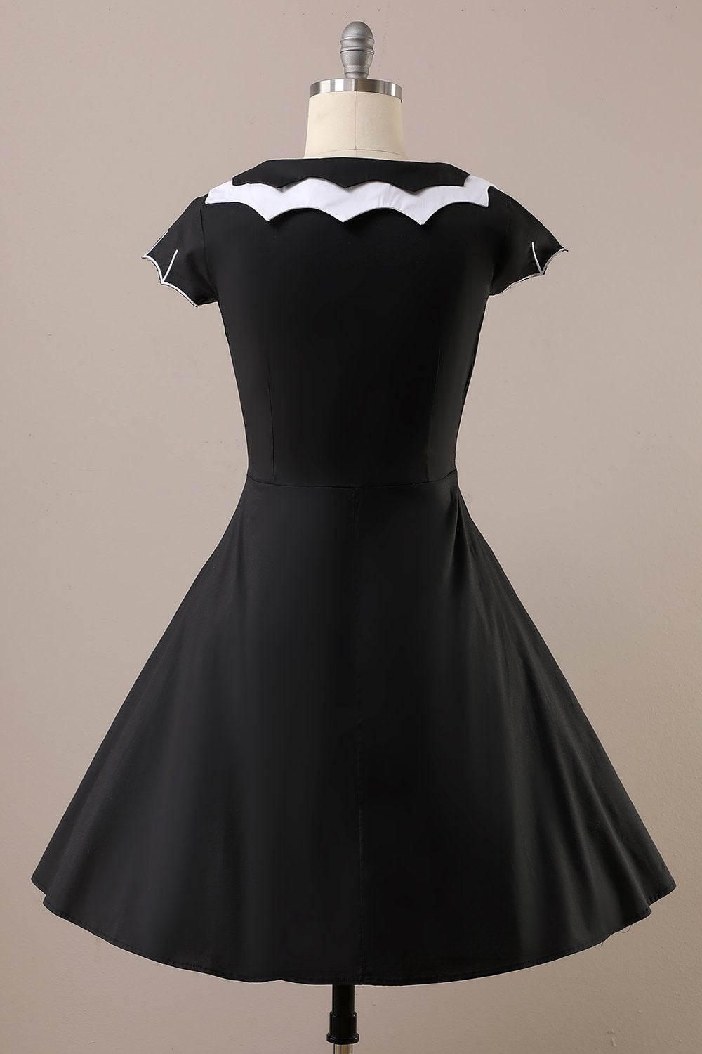 Vestido de impressão de morcego de Halloween