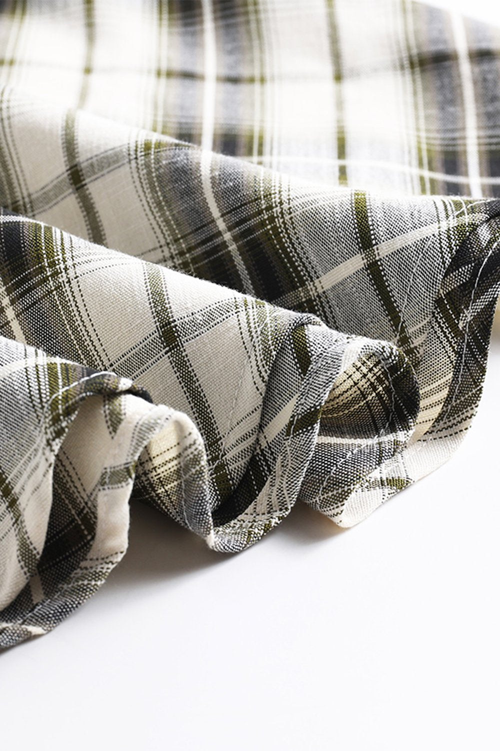 Vestido Swing Verde Xadrez Dos Anos 50