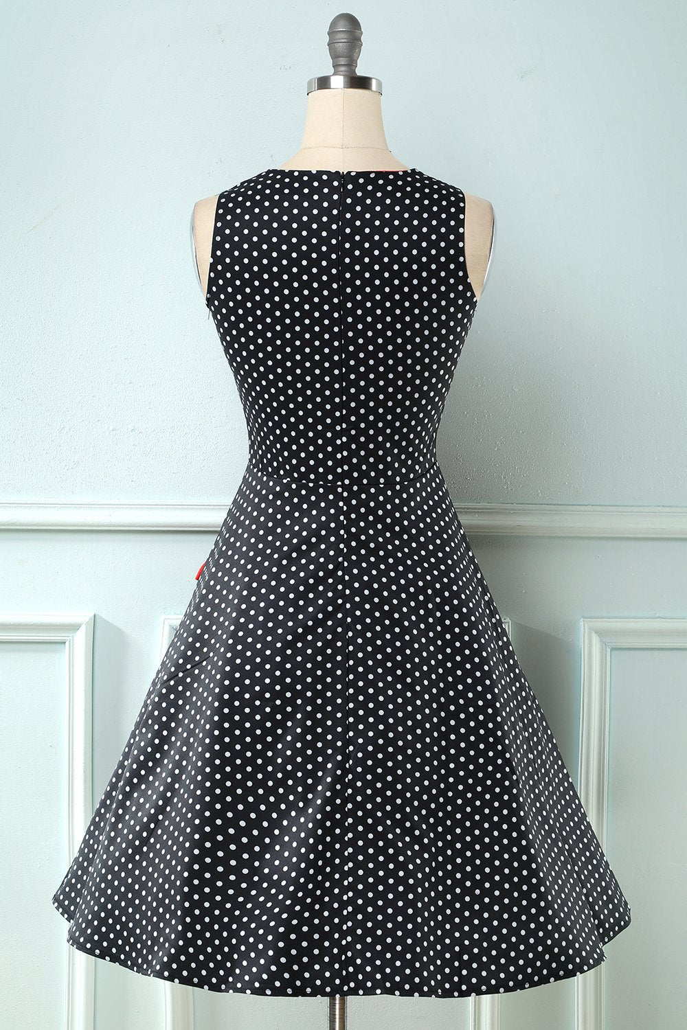 Polka Dots 1950 Swing Dress