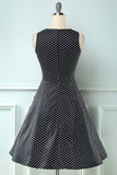 Polka Dots 1950 Swing Dress