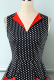 Polka Dots 1950 Swing Dress