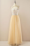 Vestido de baile de tulle de missanga